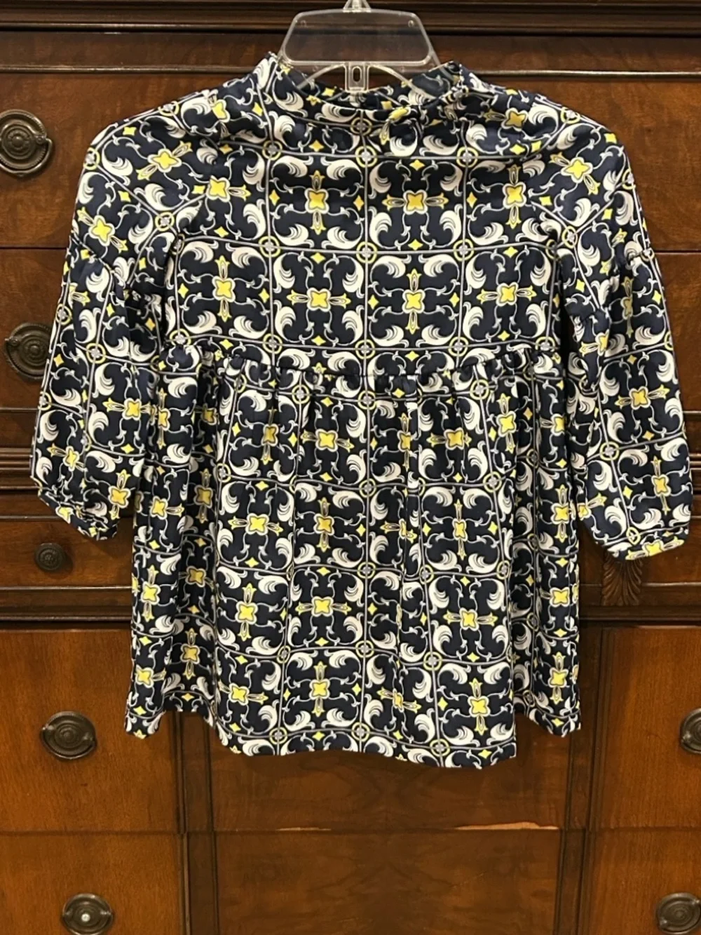 Janie and Jack Medallion Scarf Print Dress Resort Collection